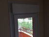 Puerta balconera pvc blanco interior plata exterior
