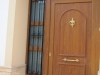 Puerta de calle PVC imitación madera panel CINOSURA